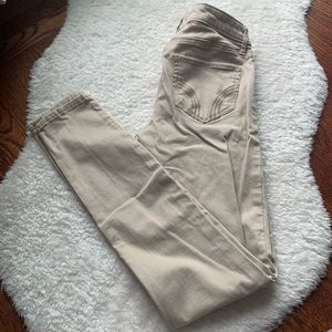 HOLLISTER Tan Beige Super Skinny Pants Size 24 0R